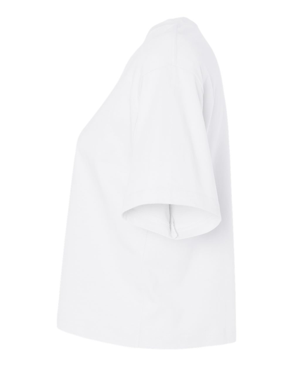 Women's Fine Jersey Boxy Tee - DirectSide - B02427003 - White