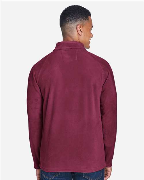 Men's Campus Microfleece Jacket - OnModelBack - B751D9532 - Sport Maroon