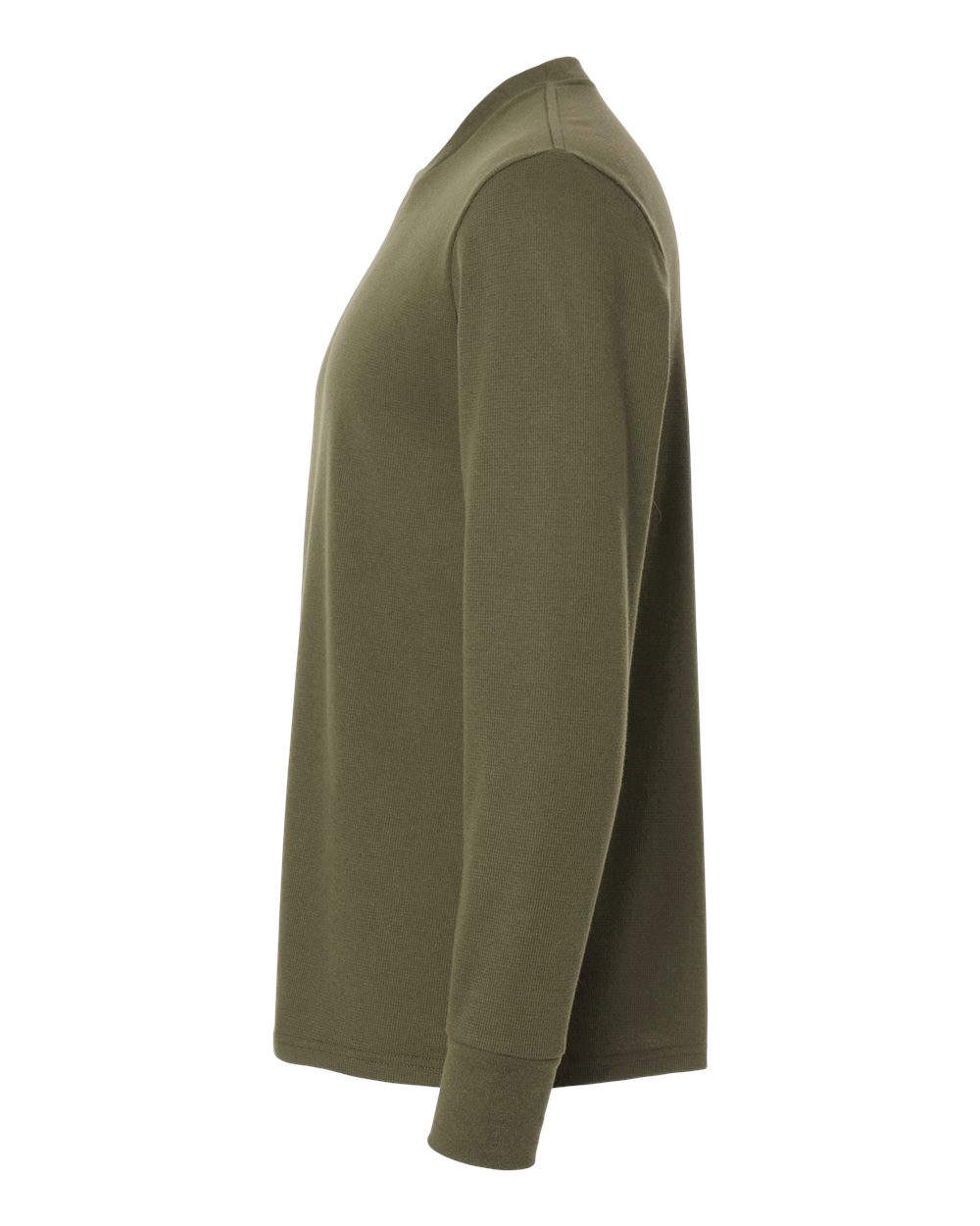 Unisex Ideal Thermal Long Sleeve T-Shirt - DirectSide - B00018902 - Military Green