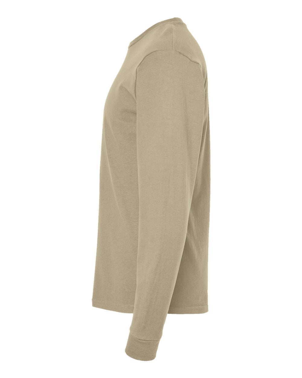 Heavyweight Jersey Long Sleeve T-Shirt - DirectSide - B31059233 - Sand