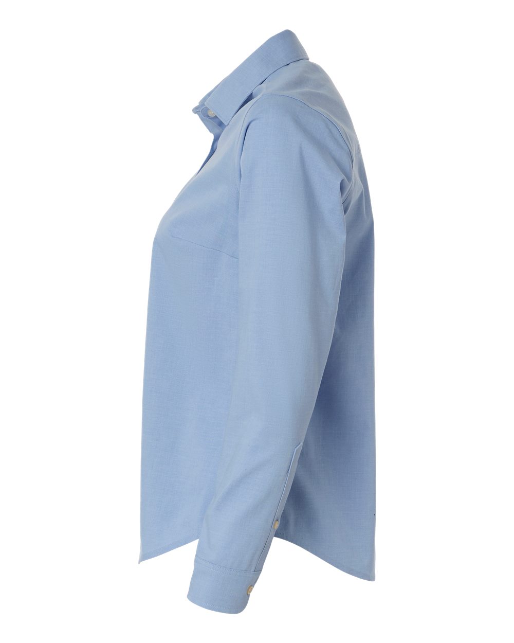 Women's CrownLux Performance® Spencer Poplin Dress Shirt - DirectSide - B670B2262 - Light Blue Melange