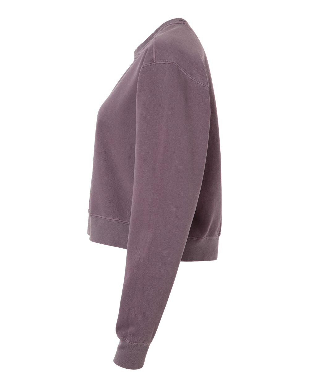 Women's Garment-Dyed Mid-Length Crewneck Sweatshirt - DirectSide - B00408673 - Dusk