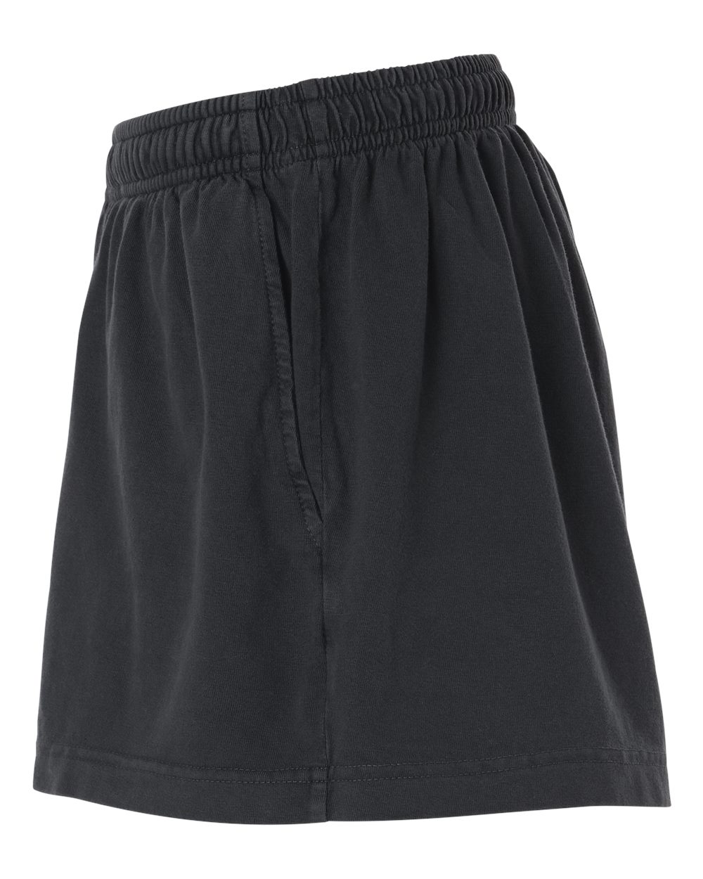 Women's Garment-Dyed Shorts - DirectSide - B09106503 - Washed Black