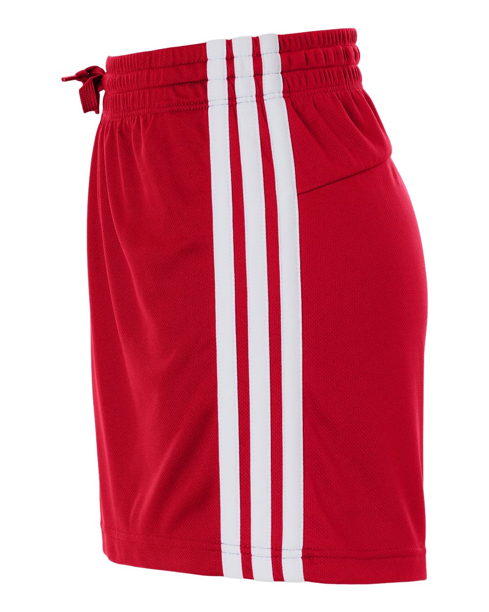 Women's 3-Stripes 3" Shorts - DirectSide - B101F8702 - Team Power Red/ White