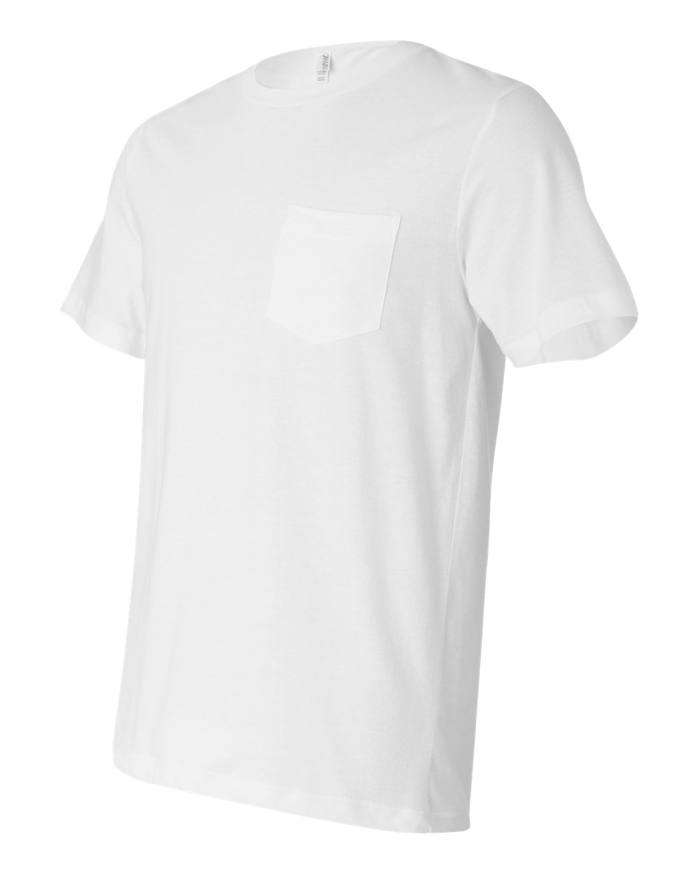 Men's Jersey Pocket Tee - Side - B01906003 - White