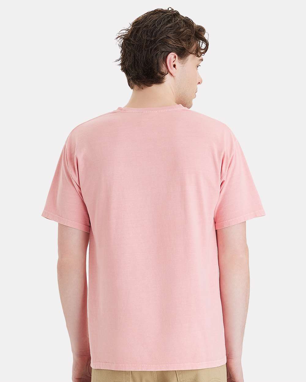 Unisex Botanical Dyed T-Shirt - OnModelBack - B11100143 - Botanical Rubia