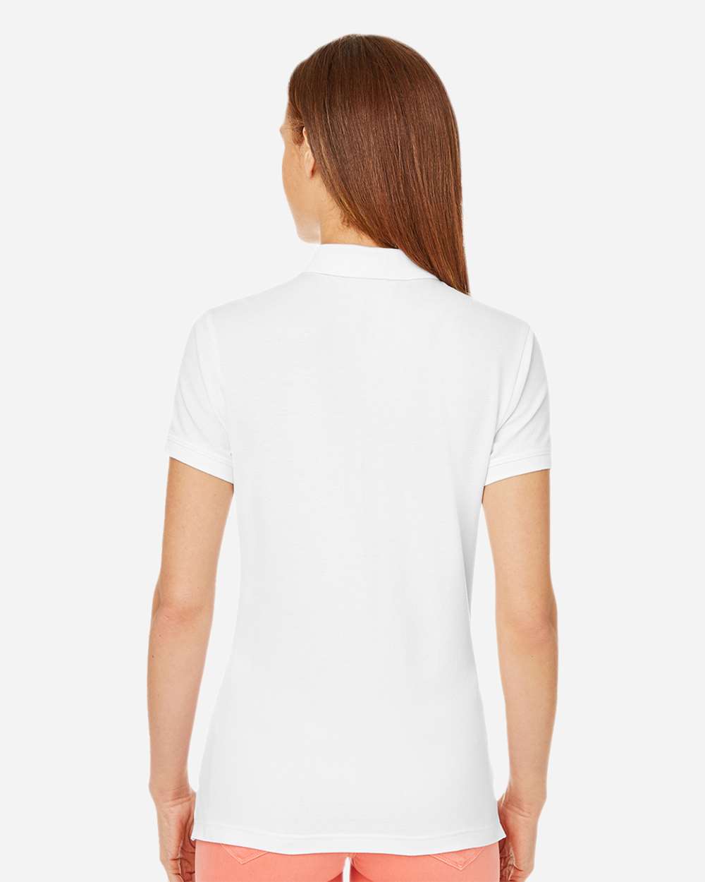 Women's New Classics® Performance Polo - OnModelBack - B619B2004 - White
