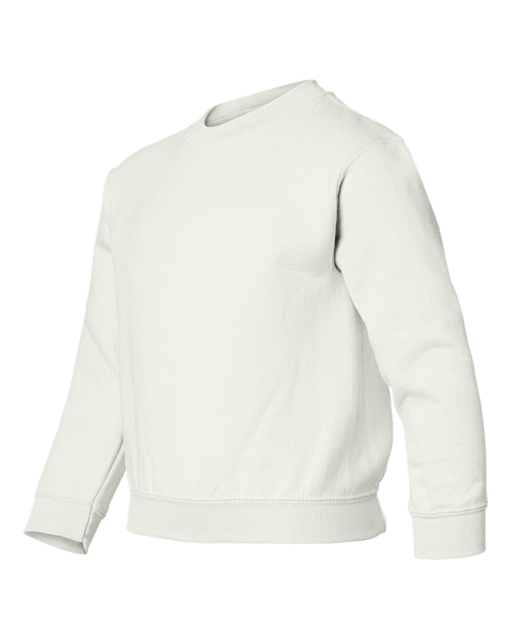 Youth Heavy Blend™ Crewneck Sweatshirt - Side - B33060002 - White
