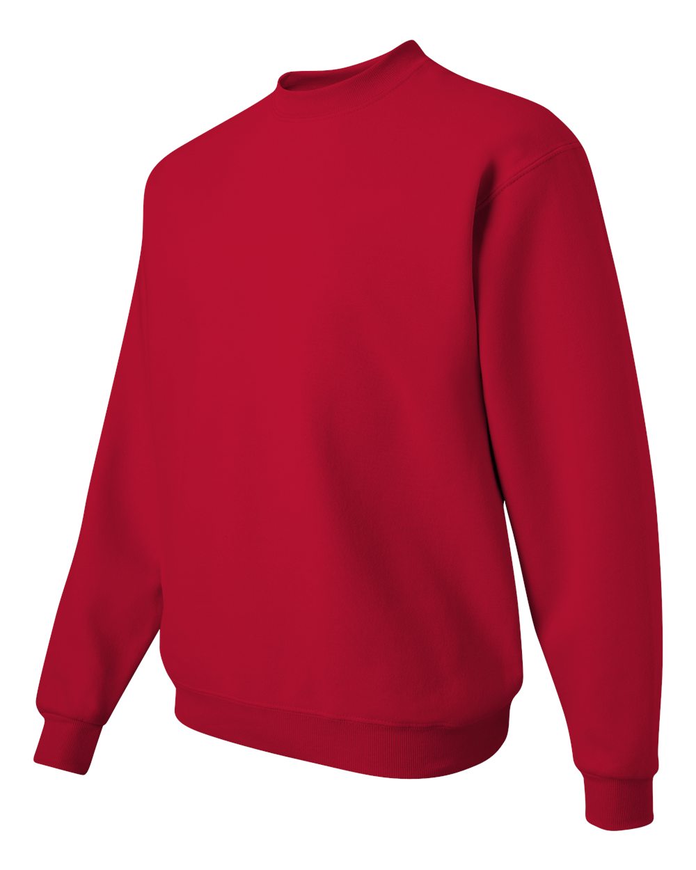 Unisex Super Sweats NuBlend® Crewneck Sweatshirt - Side - B21235703 - True Red