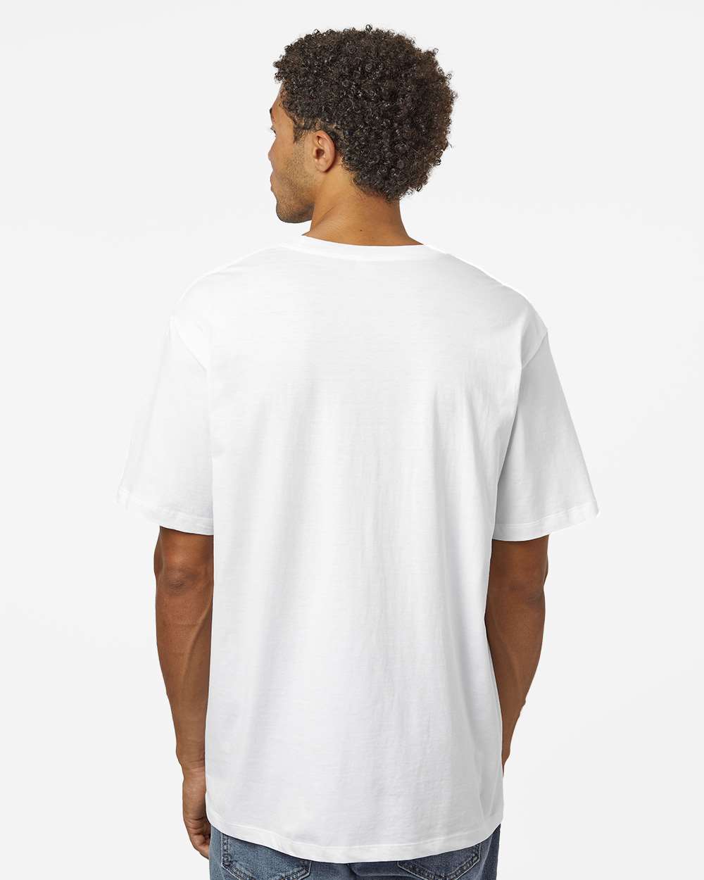 Unisex Classic Pocket T-Shirt - OnModelBack - B10672113 - White
