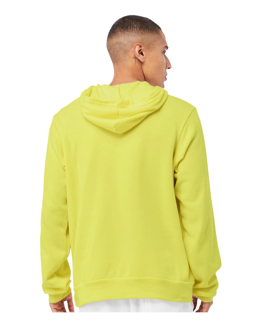 Sponge Fleece Hoodie - OnModelBack - B86306442 - Strobe