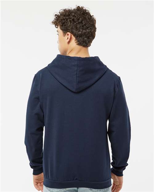 Unisex Full-Zip Hooded Sweatshirt - OnModelBack - B10359659 - Navy
