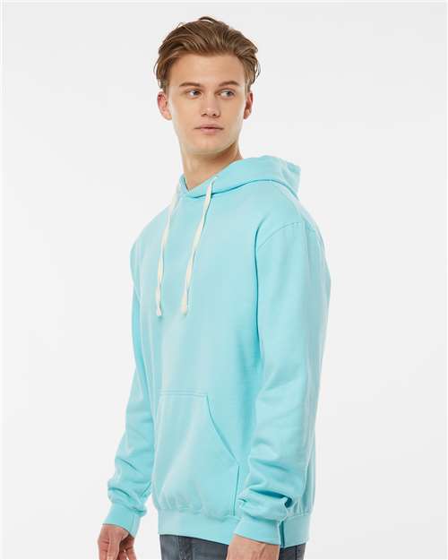 Unisex Fleece Hooded Sweatshirt - OnModelSide - B31359129 - Purist Blue