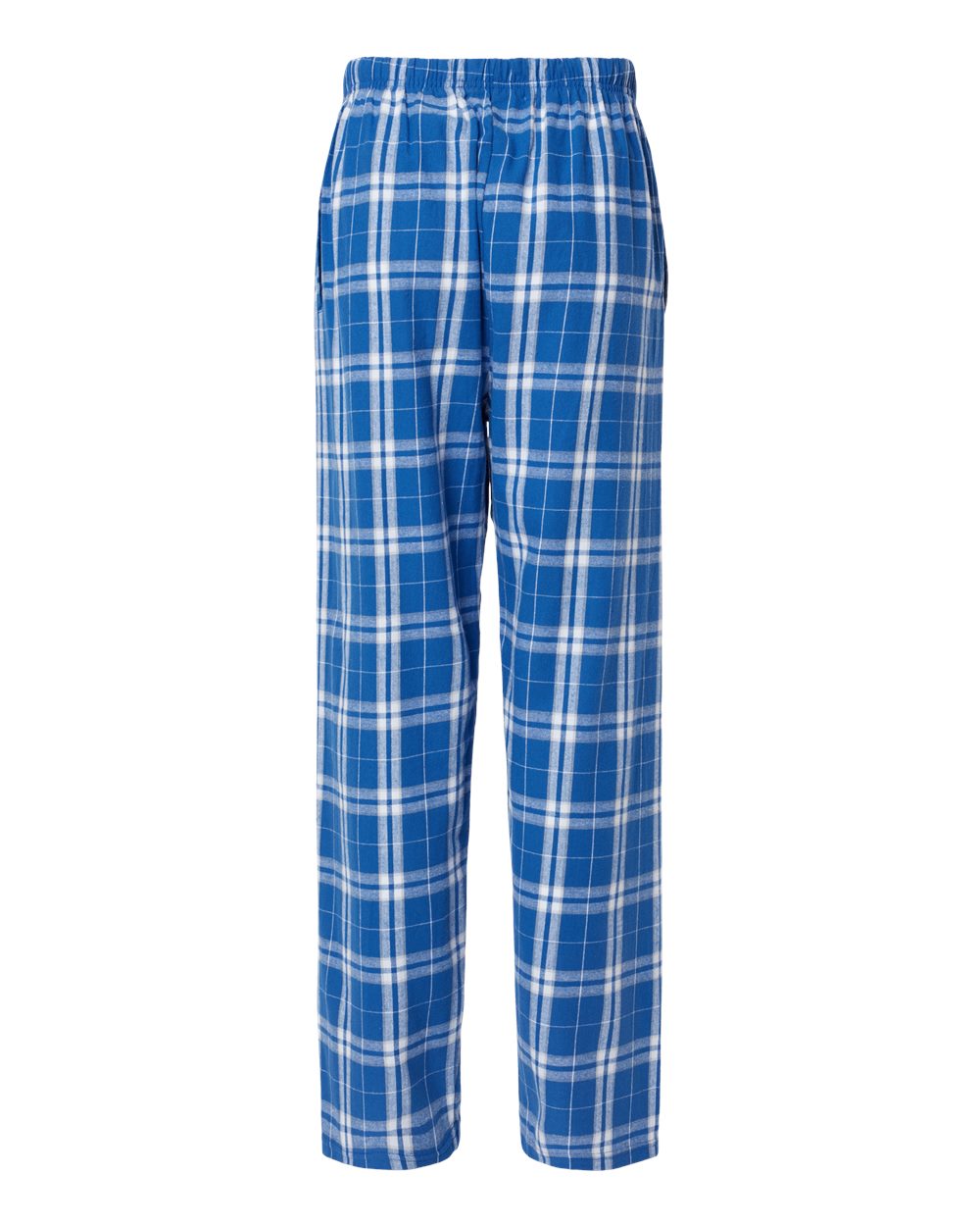 Harley Flannel Pants - Back - B13203211 - Royal/ Silver