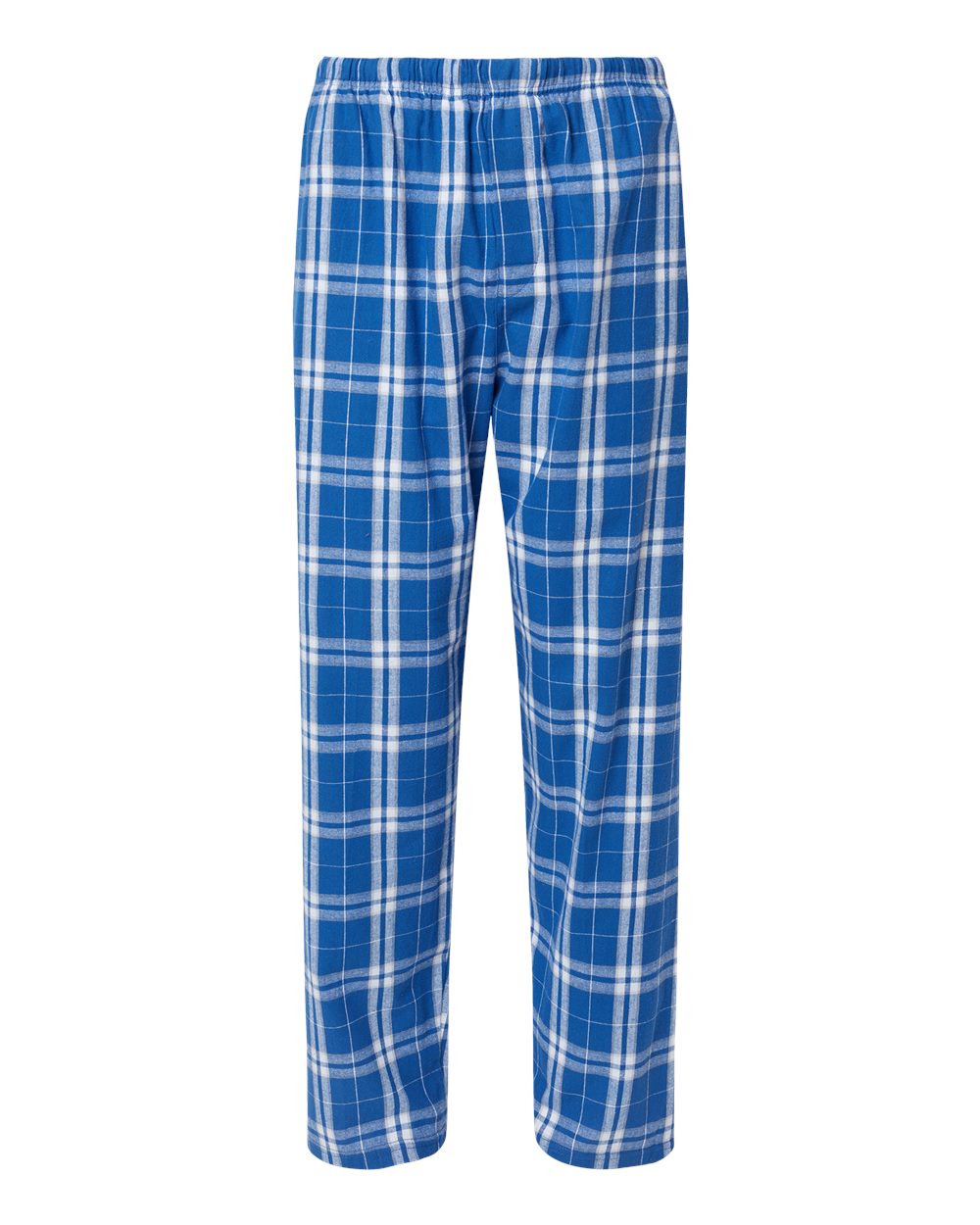 Harley Flannel Pants - Front - B13203211 - Royal/ Silver