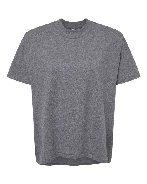 Women's Hi-Lo Tee - Front - B06938136 - Granite Heather