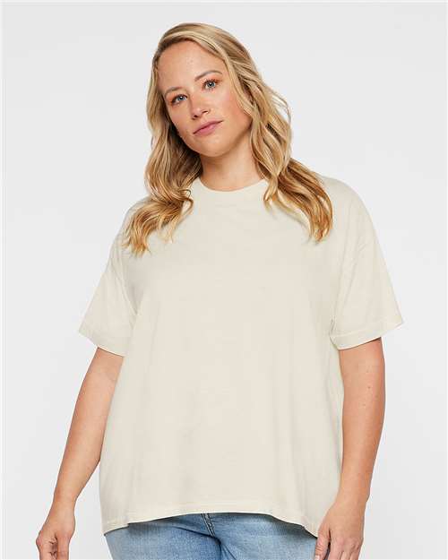 Women's Hi-Lo Tee - OnModelFront - B06938247 - Natural
