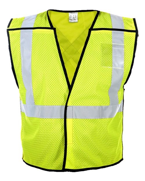 Unisex X-Back Breakaway Vest - Front - B13329173 - Lime