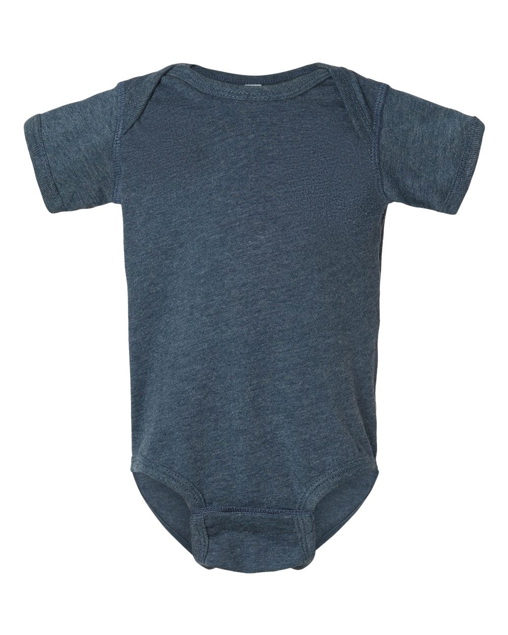 Infant Fine Jersey Bodysuit - Front - B33438201 - Vintage Denim