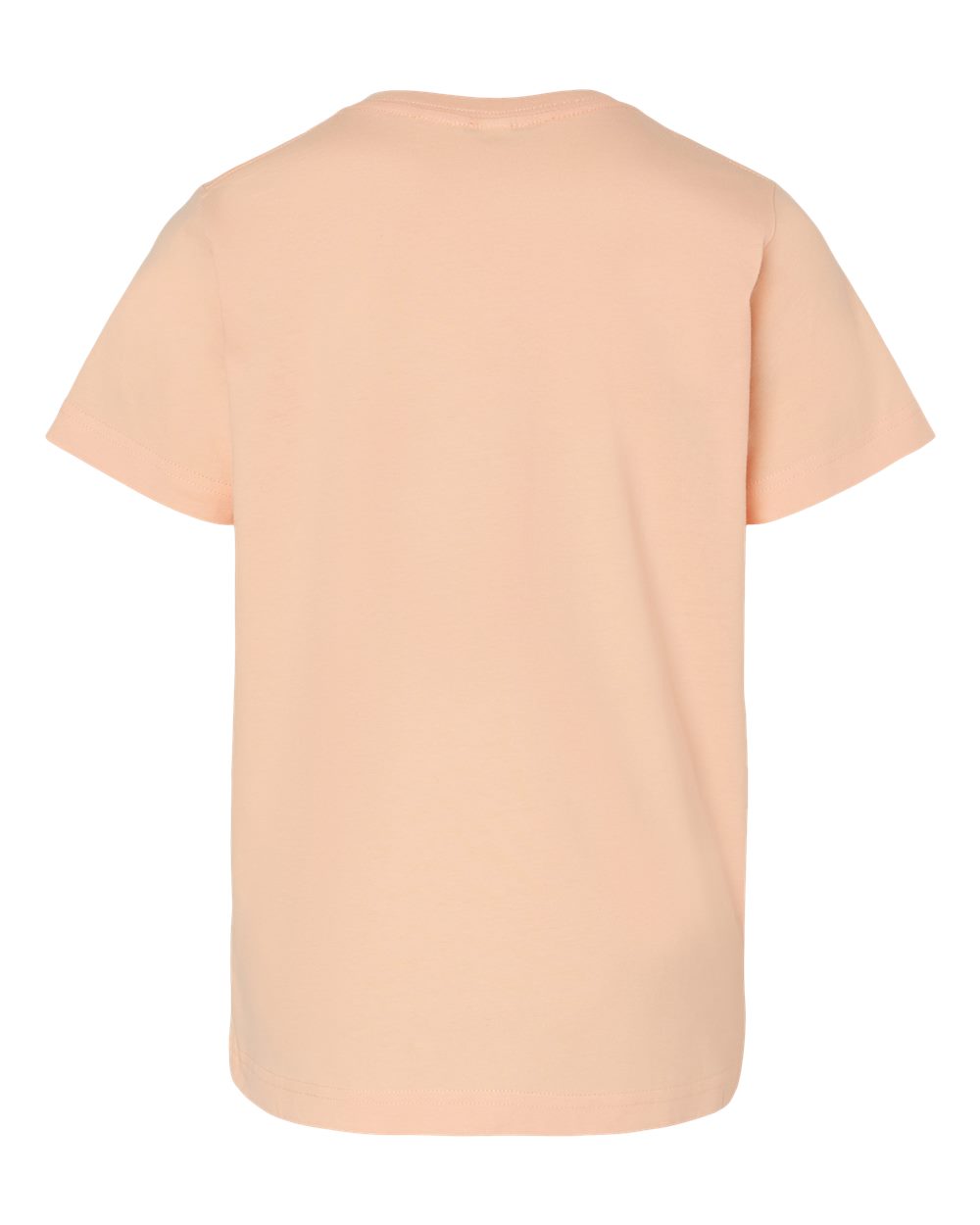 Youth Fine Jersey Tee - Back - B38038332 - Peachy