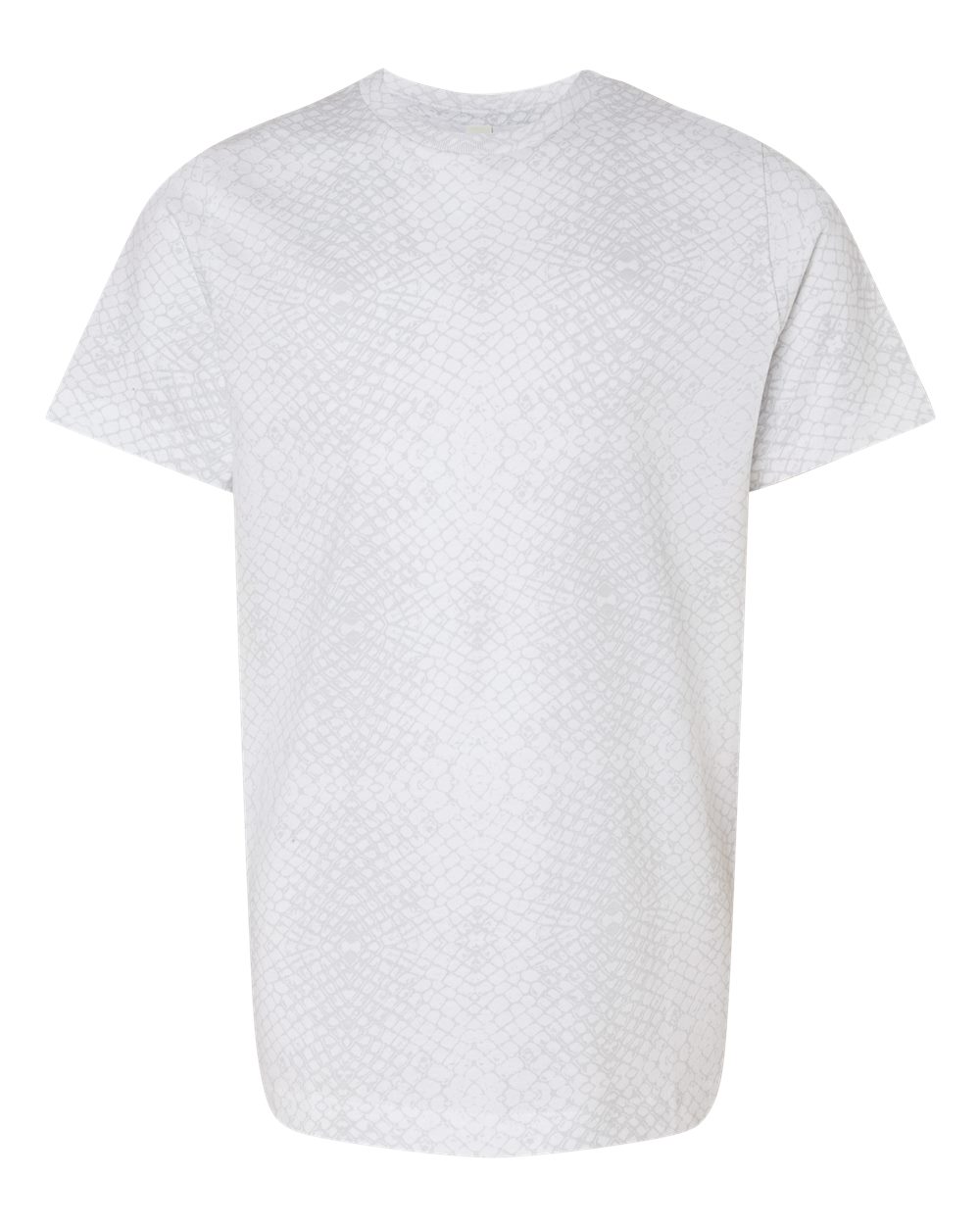 Youth Fine Jersey Tee - Front - B38038072 - White Reptile