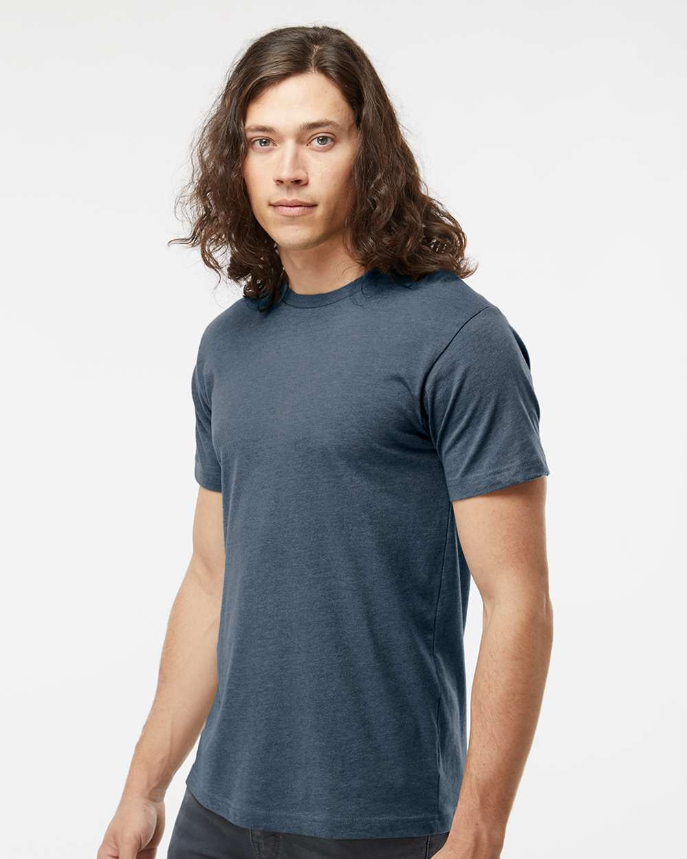 Fine Jersey Tee - OnModelSide - B00638273 - Vintage Denim