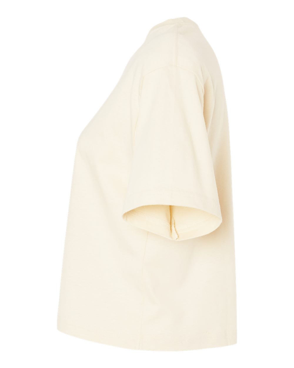 Women's Fine Jersey Boxy Tee - DirectSide - B02427243 - Creme