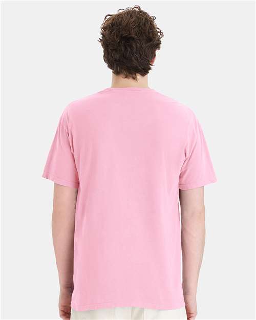 Unisex Garment-Dyed Pocket T-Shirt - OnModelBack - B35200315 - Cotton Candy
