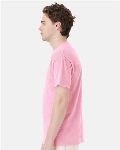 Unisex Garment-Dyed Pocket T-Shirt - OnModelSide - B35200315 - Cotton Candy