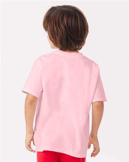 Youth Garment-Dyed T-Shirt - OnModelBack - B36900313 - Cotton Candy