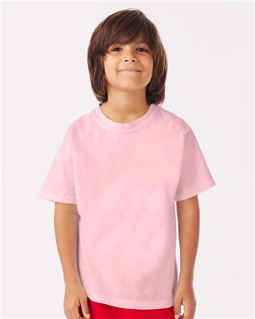 Youth Garment-Dyed T-Shirt - OnModelFront - B36900313 - Cotton Candy
