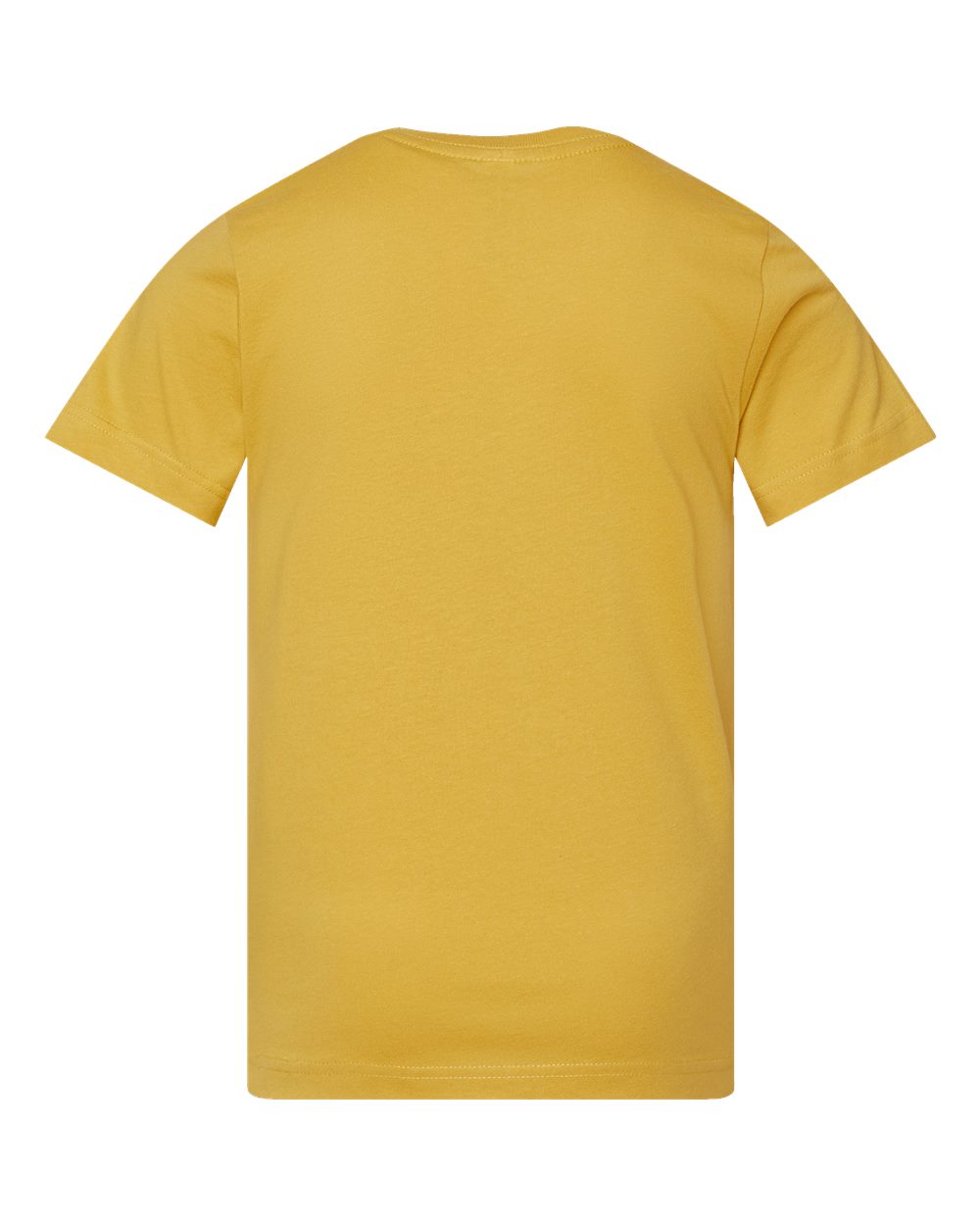 Youth Fine Jersey Tee - Back - B38038102 - Mustard