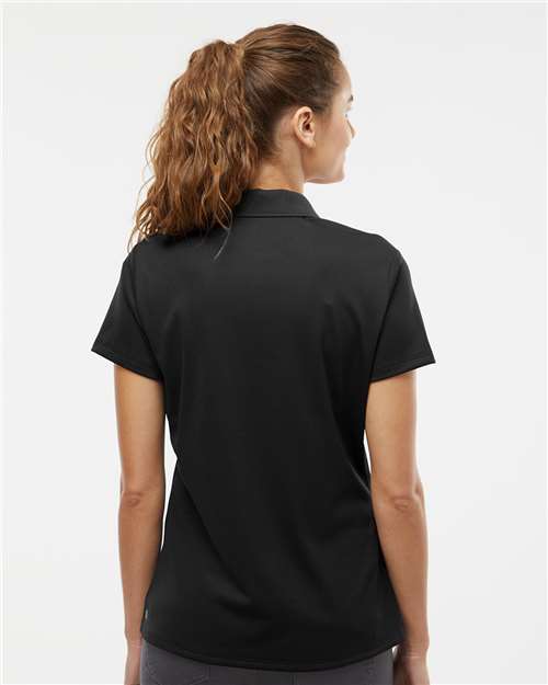 Women's Performance Piqué Polo - OnModelBack - B08053502 - Black