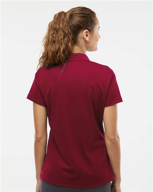 Women's Performance Piqué Polo - OnModelBack - B08053532 - Collegiate Burgundy