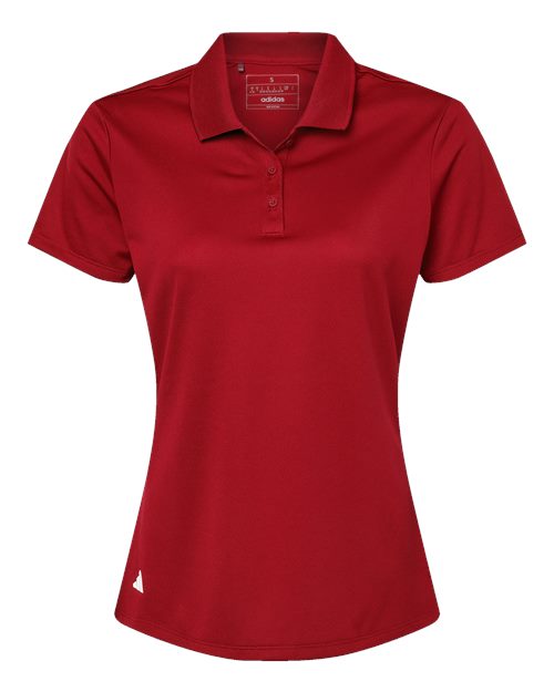 Women's Performance Piqué Polo - Front - B08053702 - Power Red
