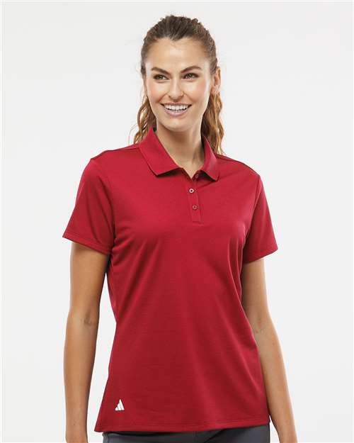 Women's Performance Piqué Polo - OnModelFront - B08053702 - Power Red