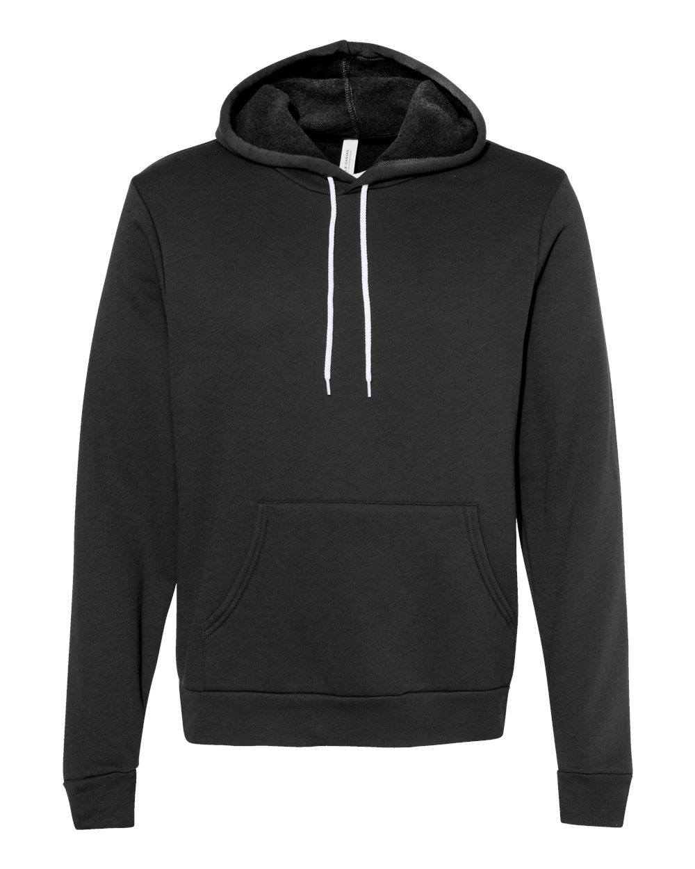 Sponge Fleece Hoodie - Front - B86306282 - Vintage Black