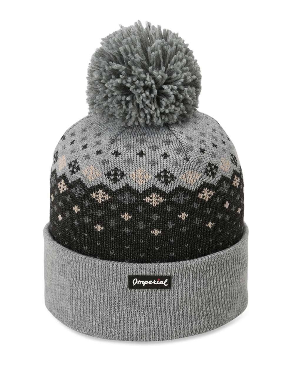 The Baniff Cuffed Beanie - Back - B11495020 - Ash