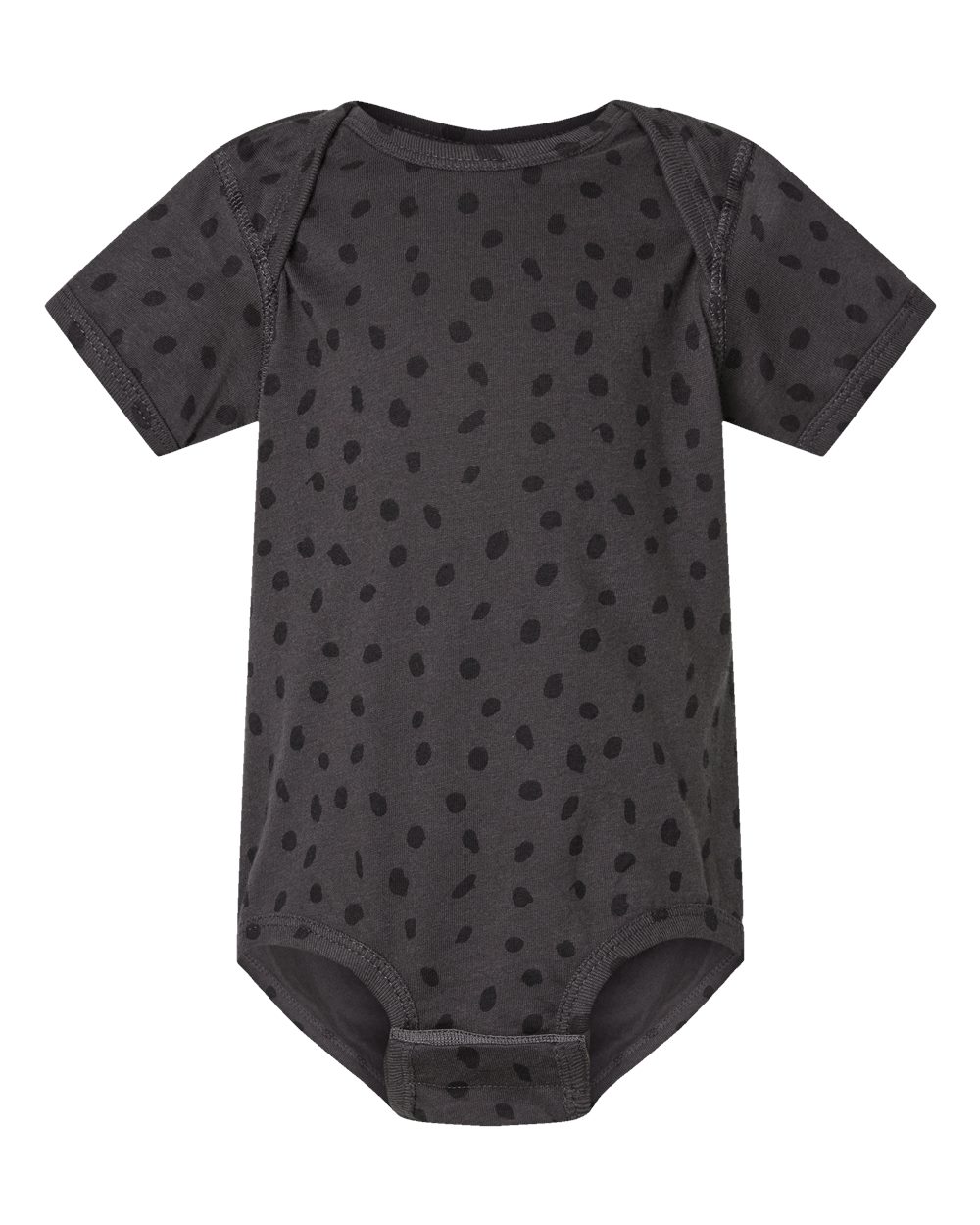 Infant Fine Jersey Bodysuit - Front - B33438491 - Slate Spot