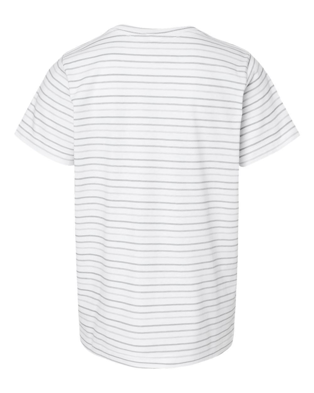 Youth Fine Jersey Tee - Back - B38038392 - Shadow Stripe