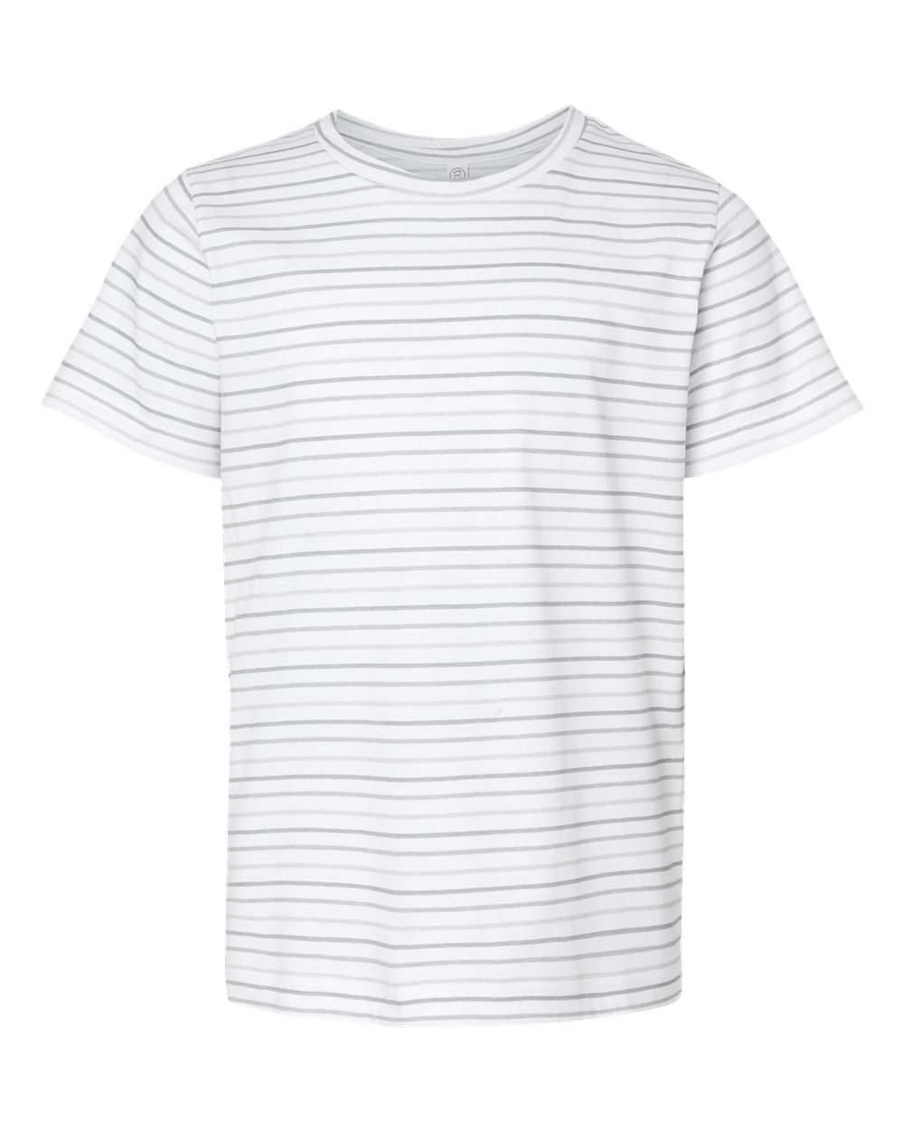 Youth Fine Jersey Tee - Front - B38038392 - Shadow Stripe