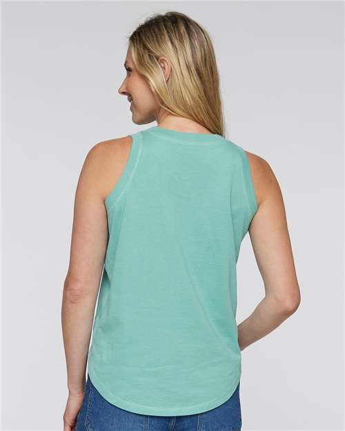 Women's Relaxed Fine Jersey Tank - OnModelBack - B07938814 - Saltwater