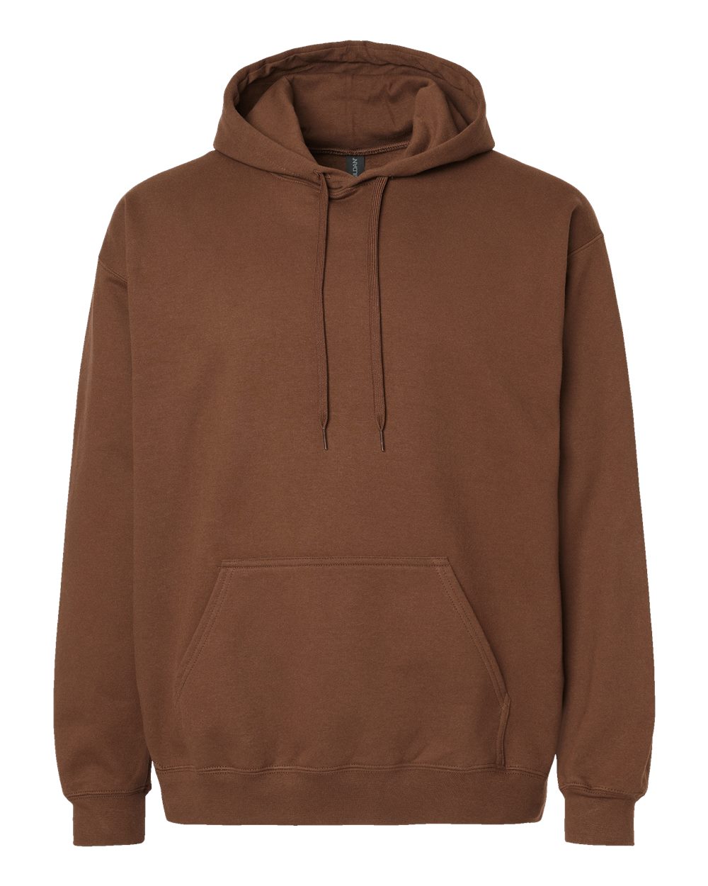 Softstyle® Midweight Hooded Sweatshirt - Front - B24160603 - Cocoa