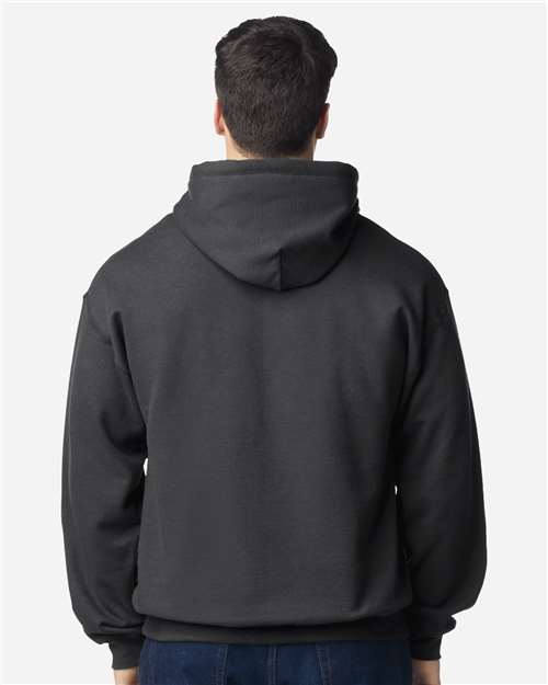 Unisex Heavy Blend™ Hooded Sweatshirt - OnModelBack - B22060443 - Fan Charcoal Heather
