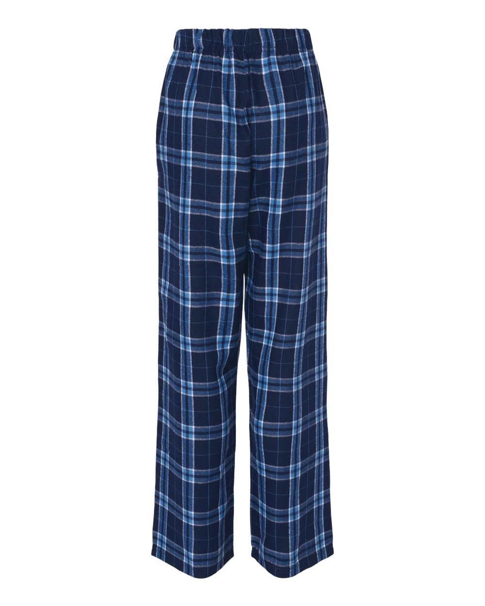 Youth Flannel Pants - Back - B20603133 - Navy/ Columbia