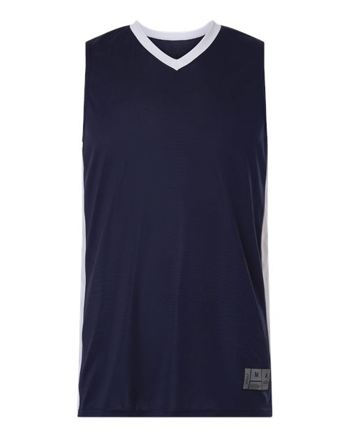 Men's Match-Up Basketball Jersey - Front - B31034653 - Navy/ White