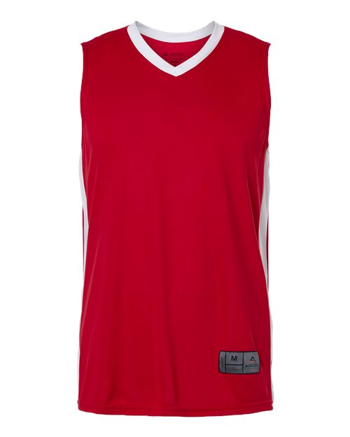 Men's Match-Up Basketball Jersey - Front - B31034703 - Scarlet/ White