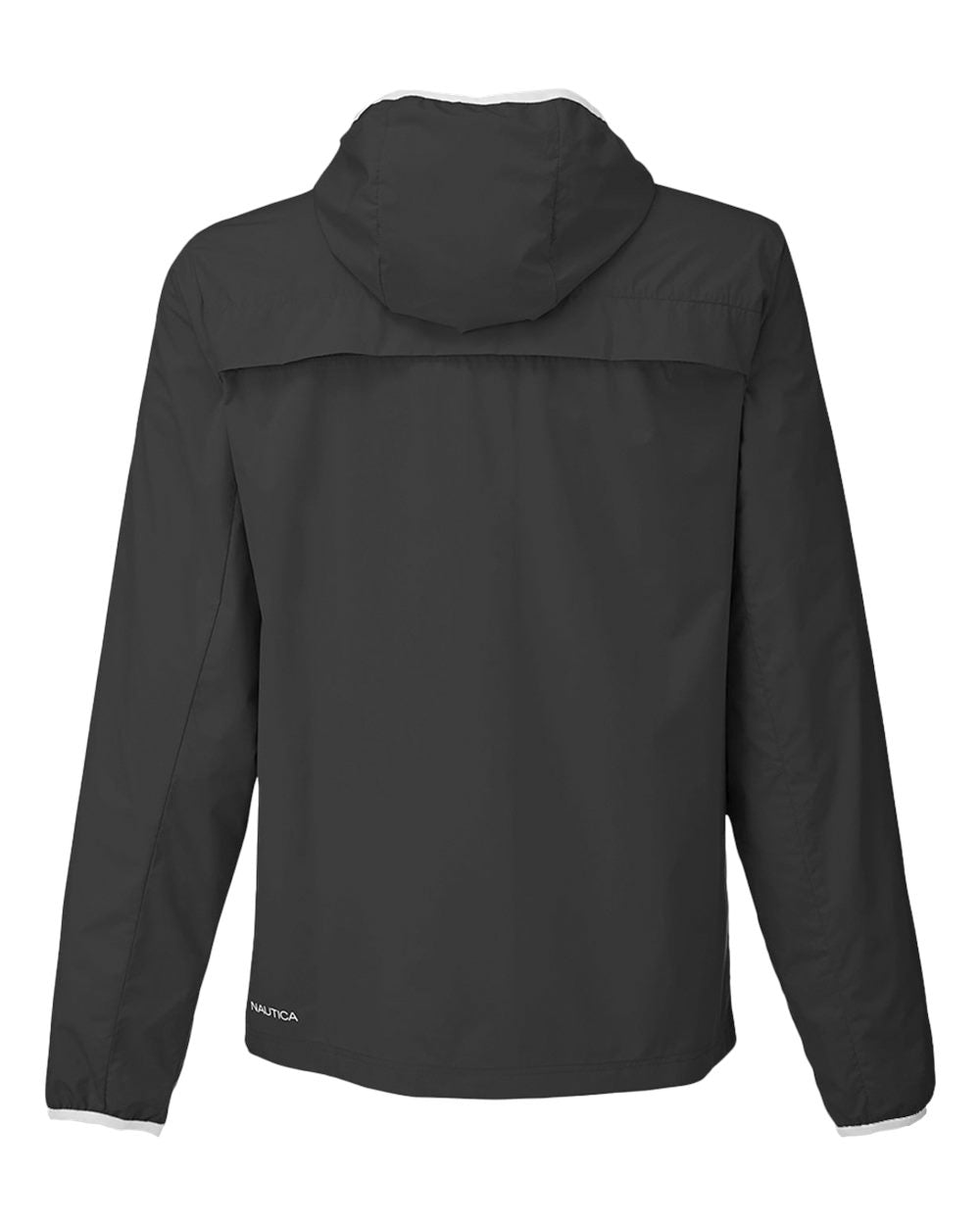 Men's Stillwater Hooded Windbreaker - Back - B15728505 - Black