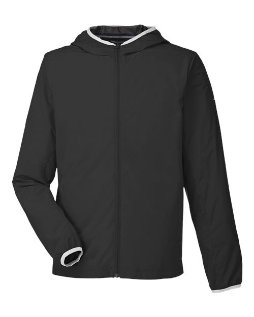 Men's Stillwater Hooded Windbreaker - Front - B15728505 - Black