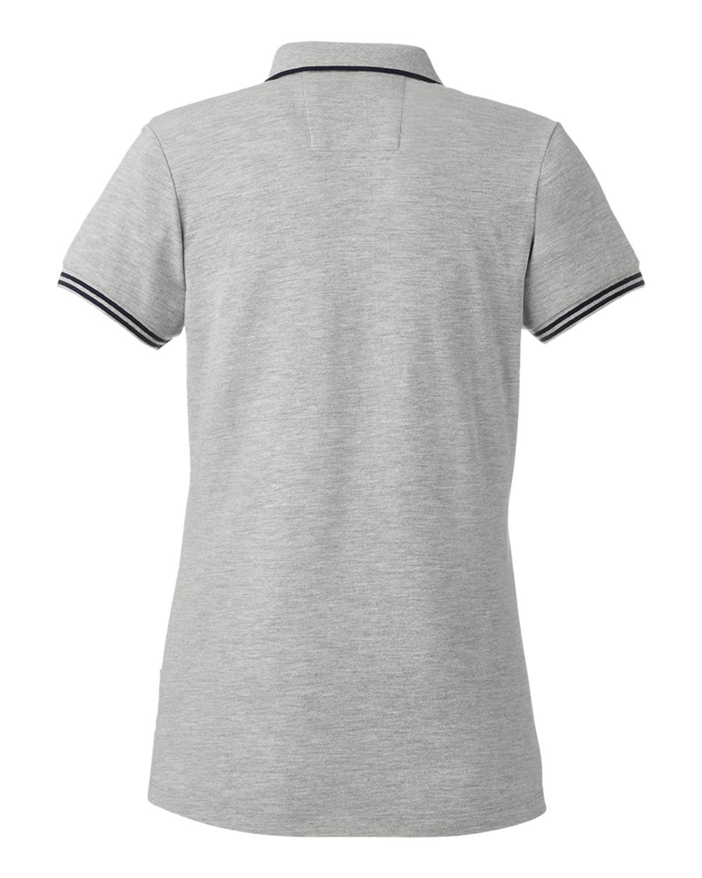 Women's Deck Polo - Back - B16628122 - Oxford Heather